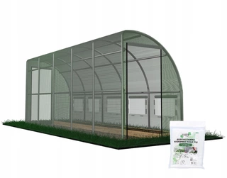 Fóliovník - Fóliový tunel 9 m² 600 x 150 cm zelený